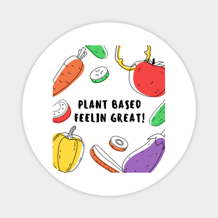 Plant Based t-shirt Magnet